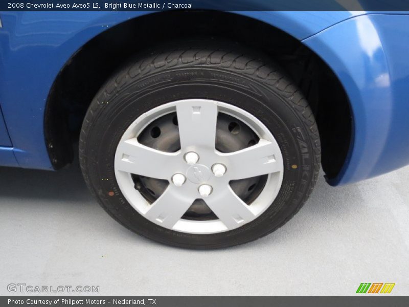 Bright Blue Metallic / Charcoal 2008 Chevrolet Aveo Aveo5 LS