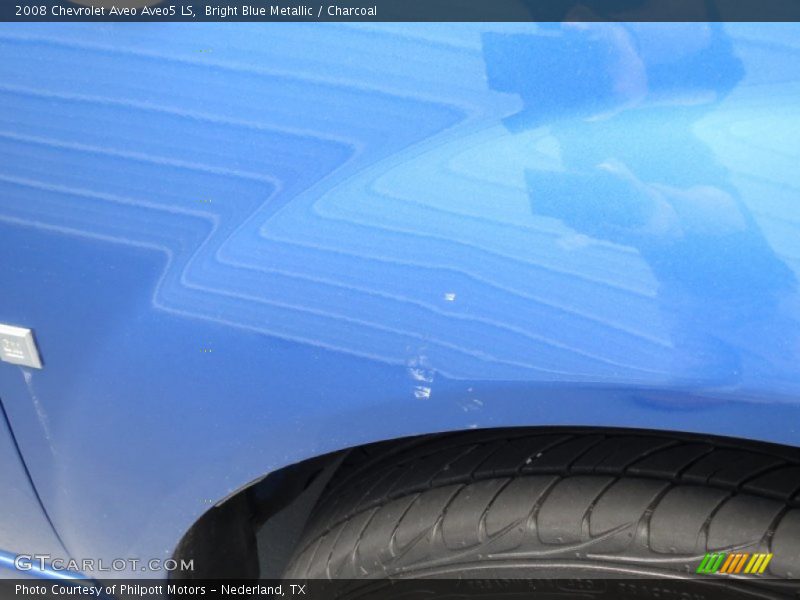 Bright Blue Metallic / Charcoal 2008 Chevrolet Aveo Aveo5 LS