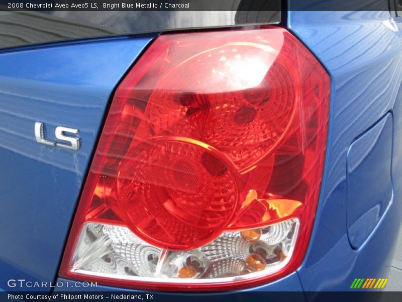 Bright Blue Metallic / Charcoal 2008 Chevrolet Aveo Aveo5 LS
