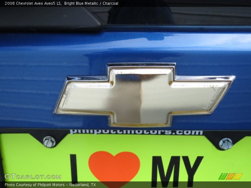 Bright Blue Metallic / Charcoal 2008 Chevrolet Aveo Aveo5 LS