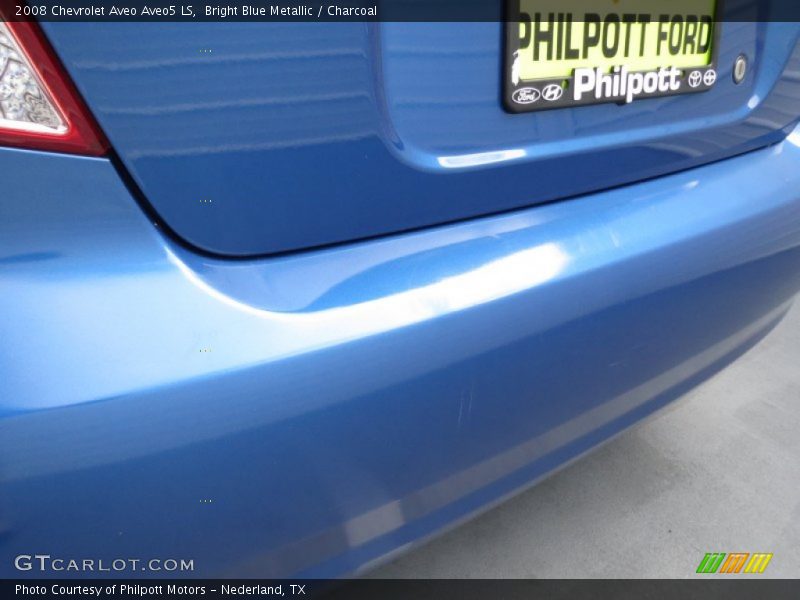 Bright Blue Metallic / Charcoal 2008 Chevrolet Aveo Aveo5 LS