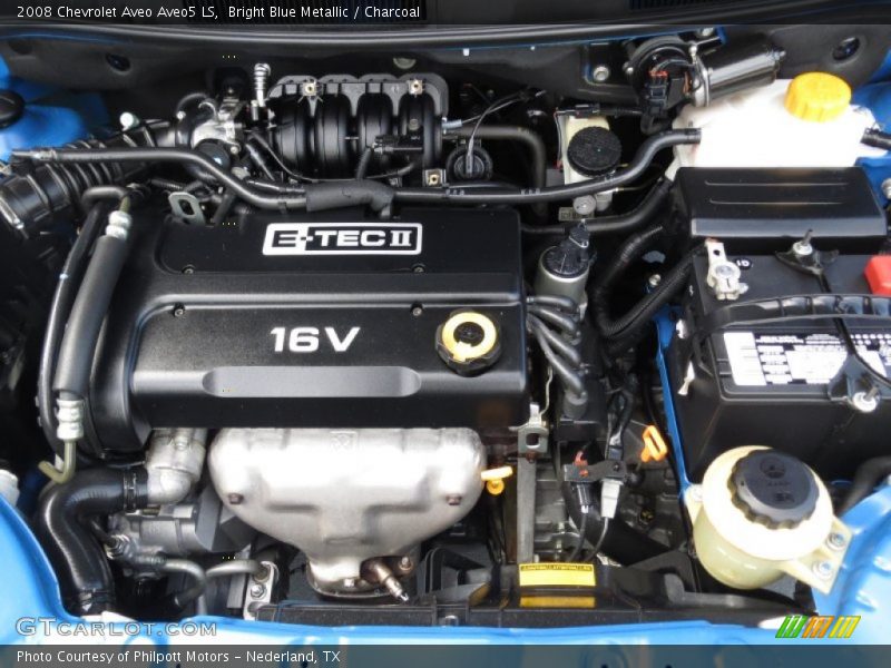 Bright Blue Metallic / Charcoal 2008 Chevrolet Aveo Aveo5 LS