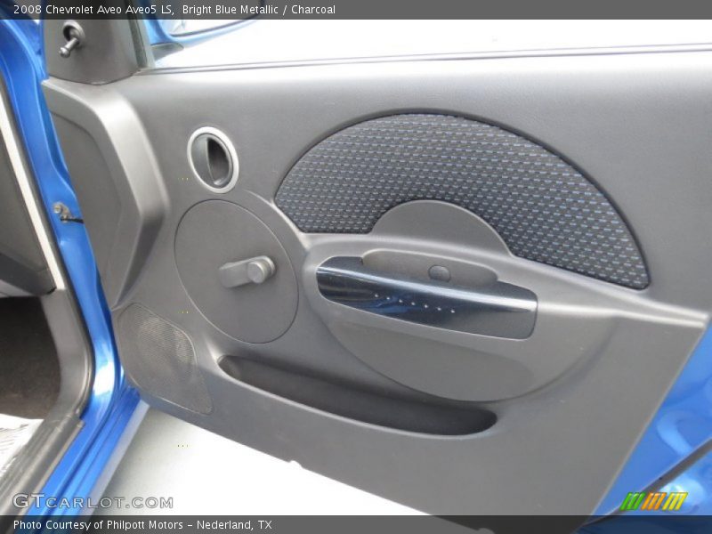 Bright Blue Metallic / Charcoal 2008 Chevrolet Aveo Aveo5 LS
