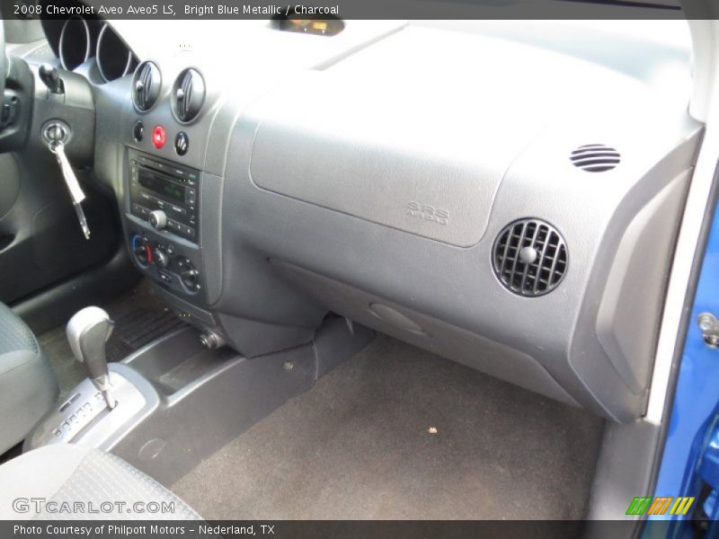 Bright Blue Metallic / Charcoal 2008 Chevrolet Aveo Aveo5 LS