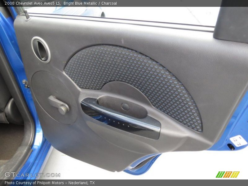 Bright Blue Metallic / Charcoal 2008 Chevrolet Aveo Aveo5 LS