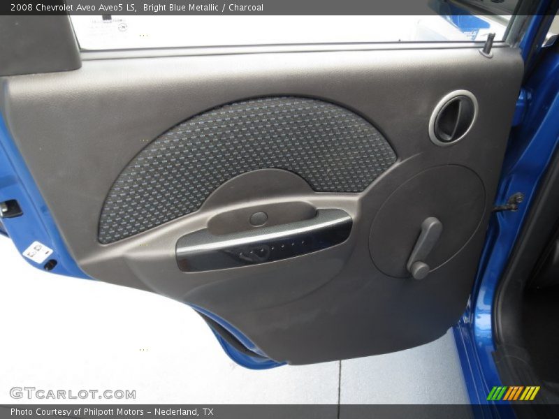 Bright Blue Metallic / Charcoal 2008 Chevrolet Aveo Aveo5 LS