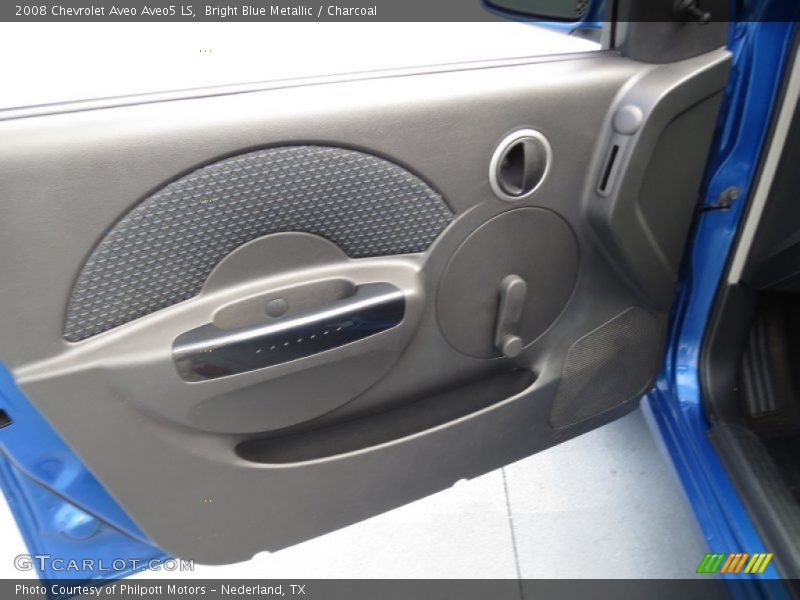 Bright Blue Metallic / Charcoal 2008 Chevrolet Aveo Aveo5 LS