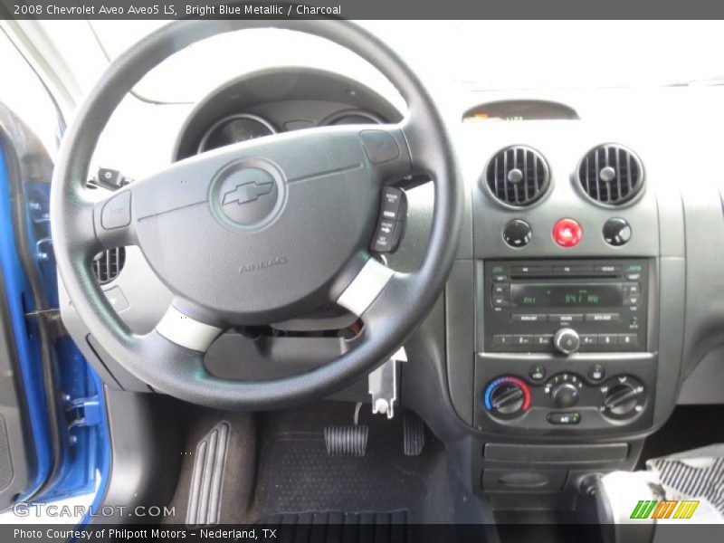 Bright Blue Metallic / Charcoal 2008 Chevrolet Aveo Aveo5 LS