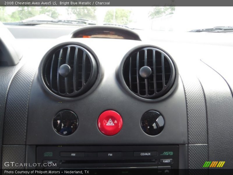 Bright Blue Metallic / Charcoal 2008 Chevrolet Aveo Aveo5 LS