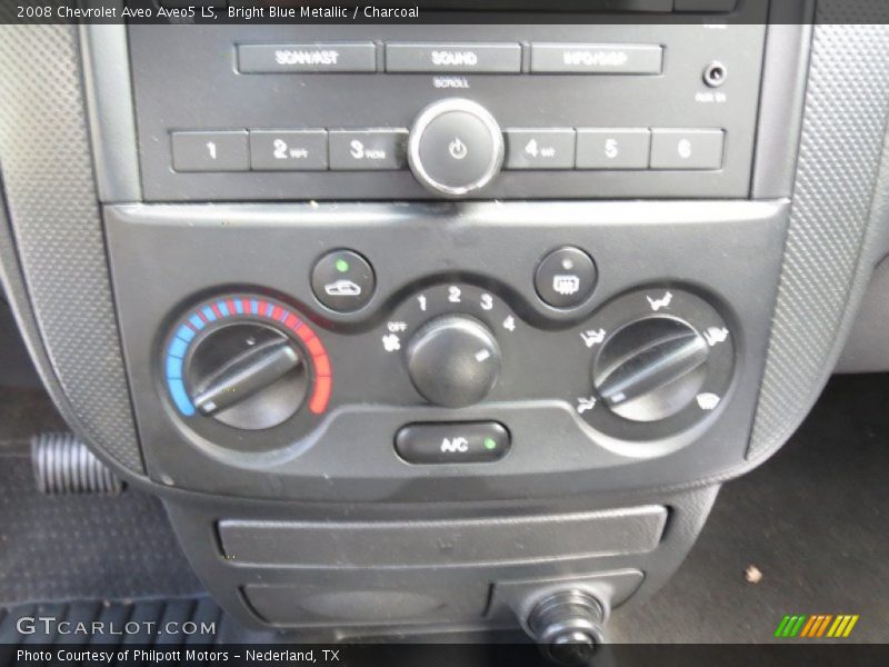 Bright Blue Metallic / Charcoal 2008 Chevrolet Aveo Aveo5 LS