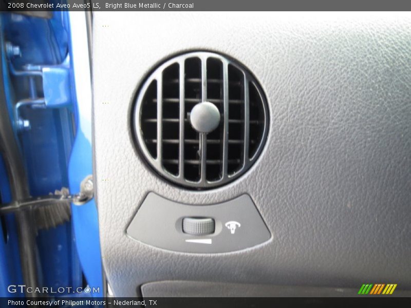 Bright Blue Metallic / Charcoal 2008 Chevrolet Aveo Aveo5 LS