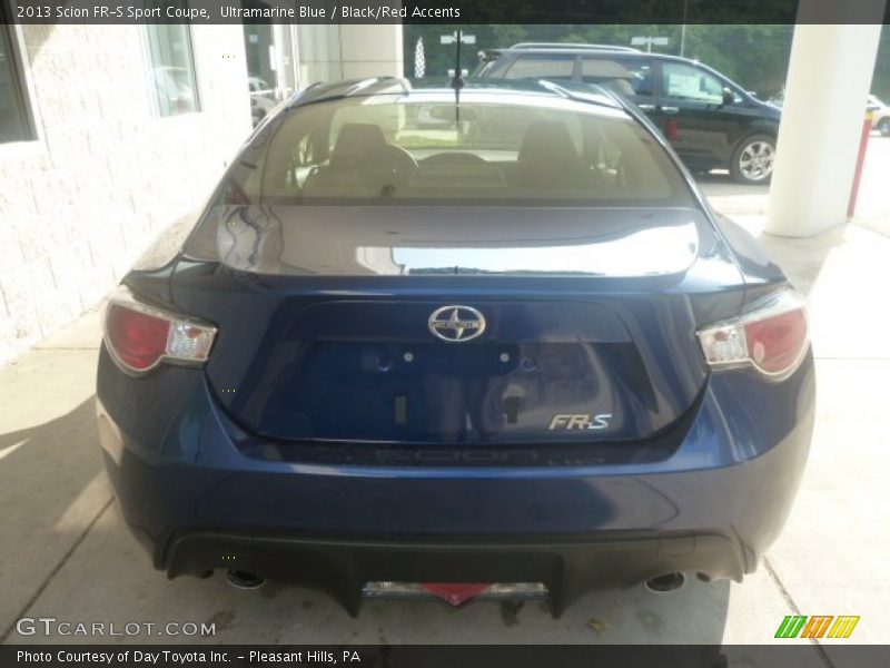 Ultramarine Blue / Black/Red Accents 2013 Scion FR-S Sport Coupe