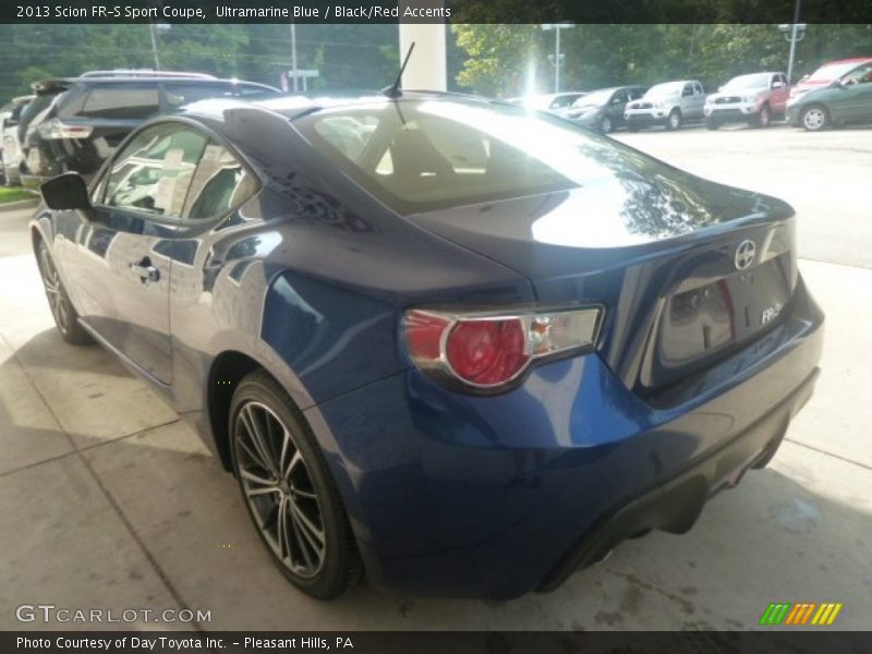 Ultramarine Blue / Black/Red Accents 2013 Scion FR-S Sport Coupe