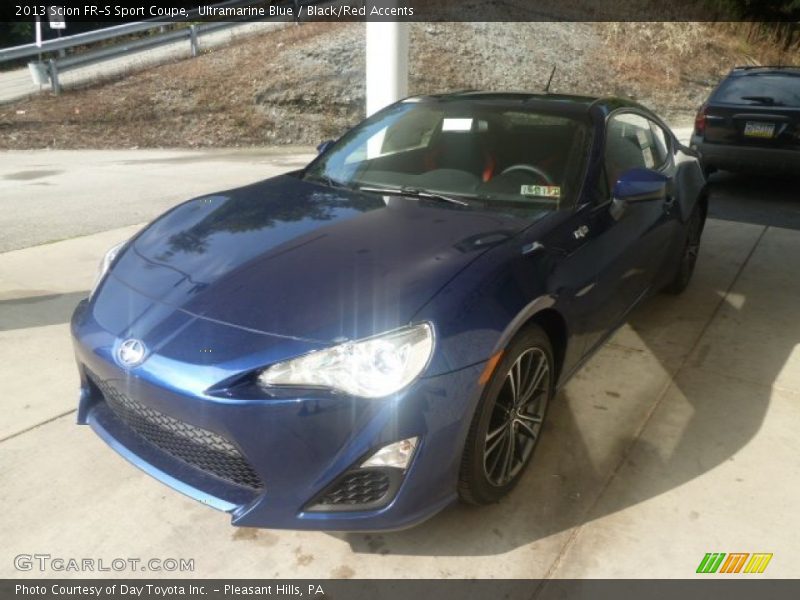 Ultramarine Blue / Black/Red Accents 2013 Scion FR-S Sport Coupe