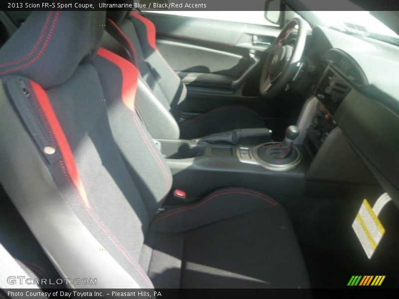 Ultramarine Blue / Black/Red Accents 2013 Scion FR-S Sport Coupe