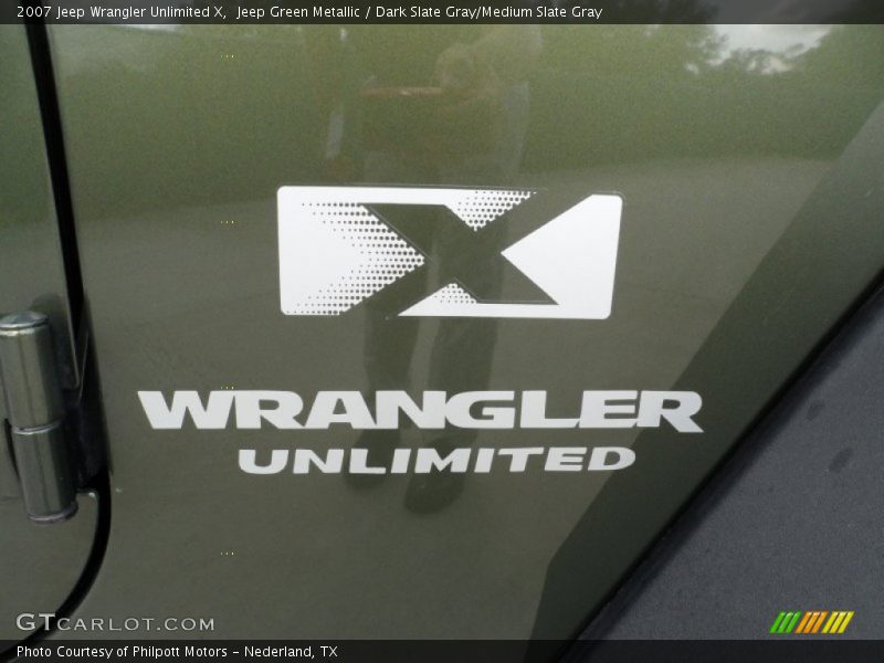 Jeep Green Metallic / Dark Slate Gray/Medium Slate Gray 2007 Jeep Wrangler Unlimited X