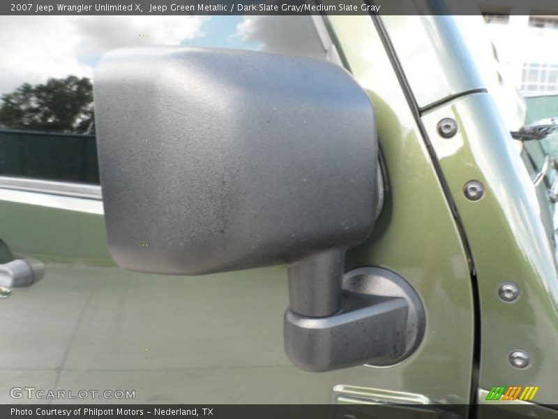 Jeep Green Metallic / Dark Slate Gray/Medium Slate Gray 2007 Jeep Wrangler Unlimited X