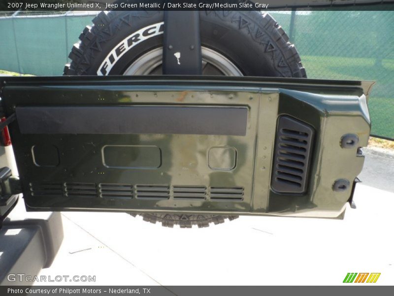 Jeep Green Metallic / Dark Slate Gray/Medium Slate Gray 2007 Jeep Wrangler Unlimited X