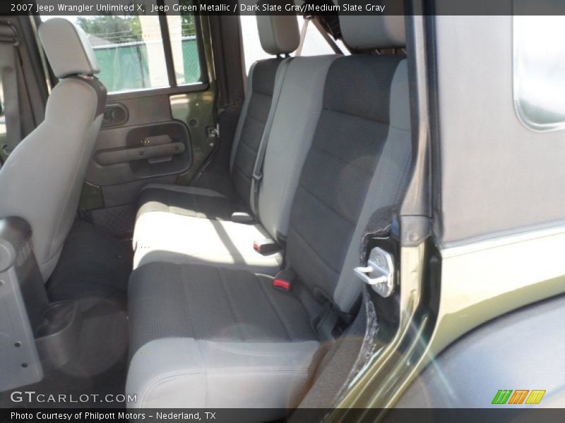 Jeep Green Metallic / Dark Slate Gray/Medium Slate Gray 2007 Jeep Wrangler Unlimited X