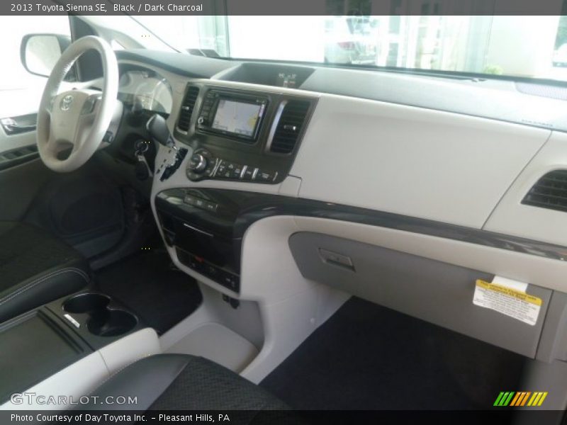 Black / Dark Charcoal 2013 Toyota Sienna SE