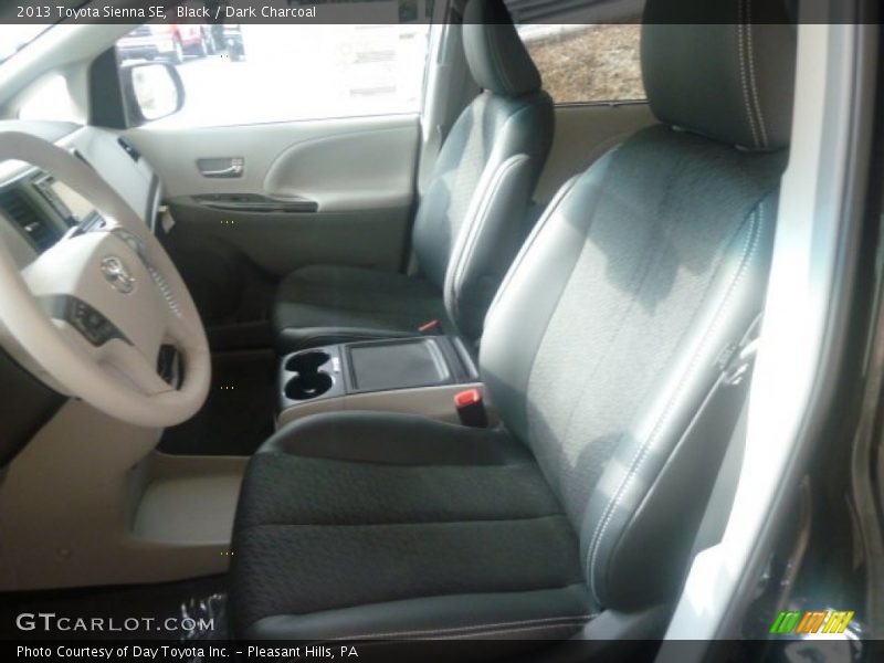 Black / Dark Charcoal 2013 Toyota Sienna SE