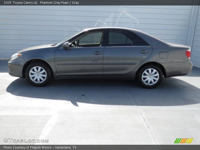 Phantom Gray Pearl / Gray 2005 Toyota Camry LE