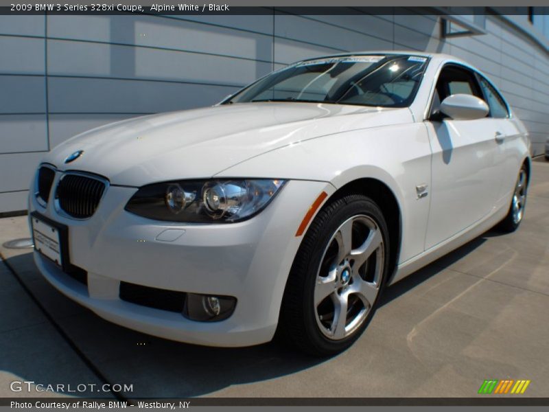 Alpine White / Black 2009 BMW 3 Series 328xi Coupe