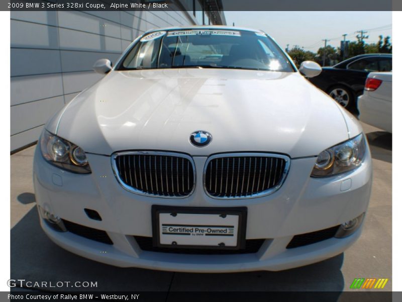 Alpine White / Black 2009 BMW 3 Series 328xi Coupe