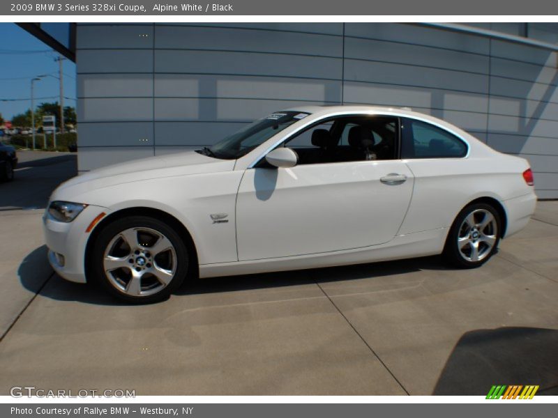 Alpine White / Black 2009 BMW 3 Series 328xi Coupe