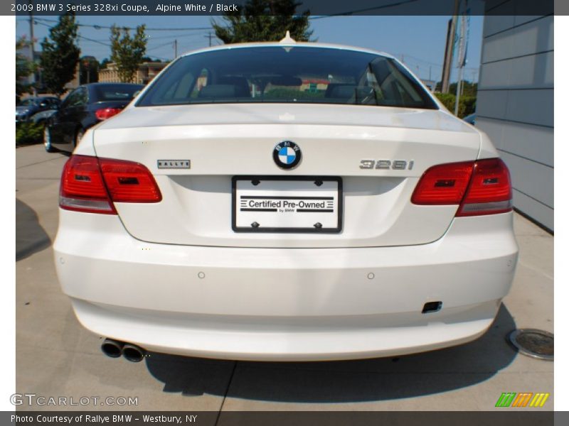 Alpine White / Black 2009 BMW 3 Series 328xi Coupe