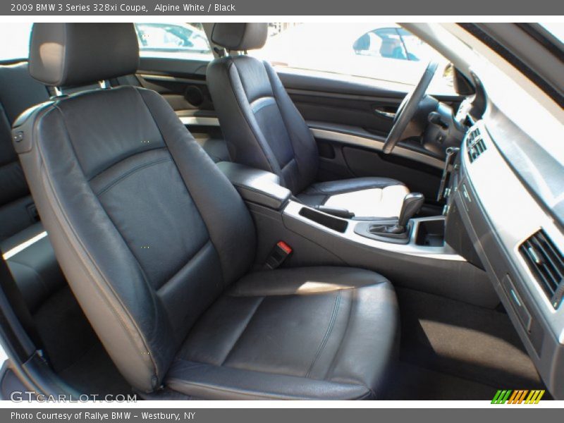 Alpine White / Black 2009 BMW 3 Series 328xi Coupe