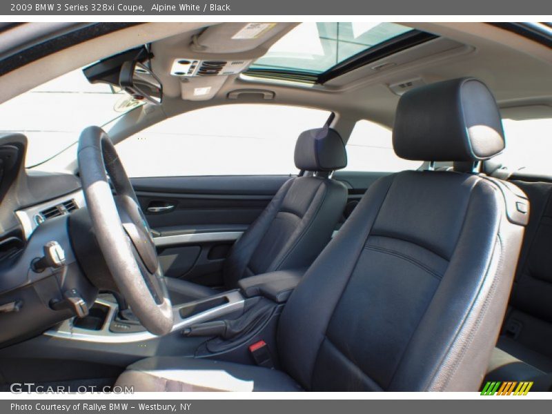 Alpine White / Black 2009 BMW 3 Series 328xi Coupe