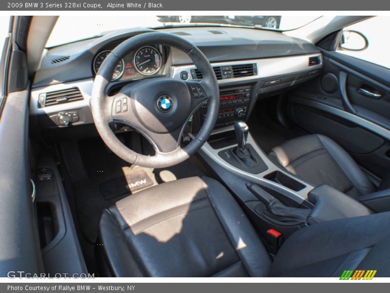 Alpine White / Black 2009 BMW 3 Series 328xi Coupe