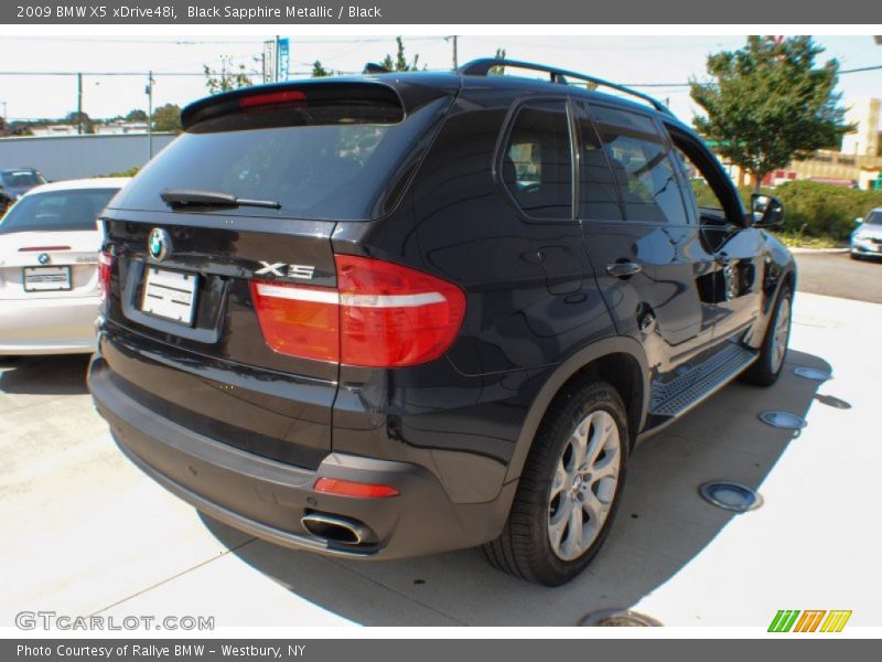 Black Sapphire Metallic / Black 2009 BMW X5 xDrive48i