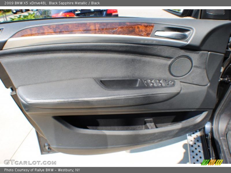 Black Sapphire Metallic / Black 2009 BMW X5 xDrive48i