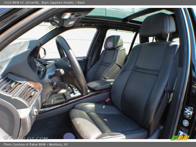 Black Sapphire Metallic / Black 2009 BMW X5 xDrive48i