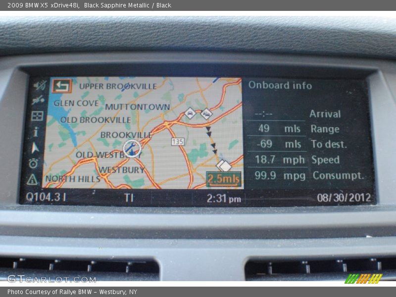 Black Sapphire Metallic / Black 2009 BMW X5 xDrive48i