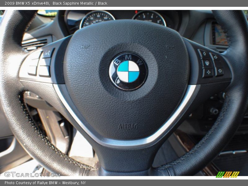 Black Sapphire Metallic / Black 2009 BMW X5 xDrive48i