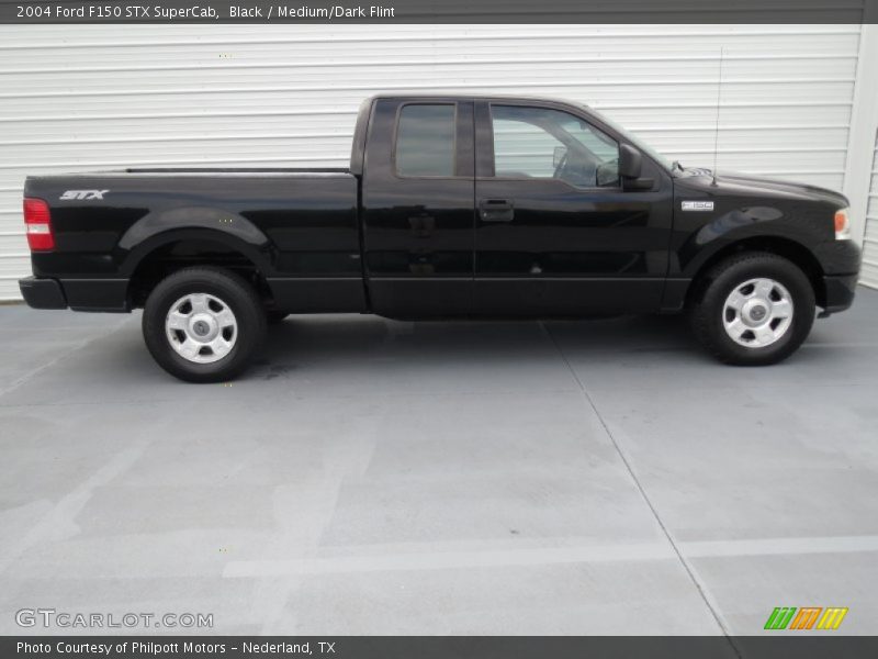 Black / Medium/Dark Flint 2004 Ford F150 STX SuperCab