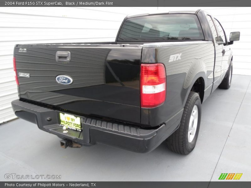 Black / Medium/Dark Flint 2004 Ford F150 STX SuperCab