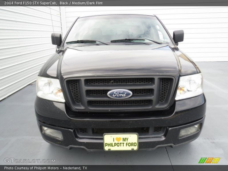 Black / Medium/Dark Flint 2004 Ford F150 STX SuperCab