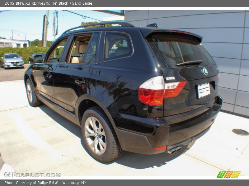 Jet Black / Sand Beige 2009 BMW X3 xDrive30i