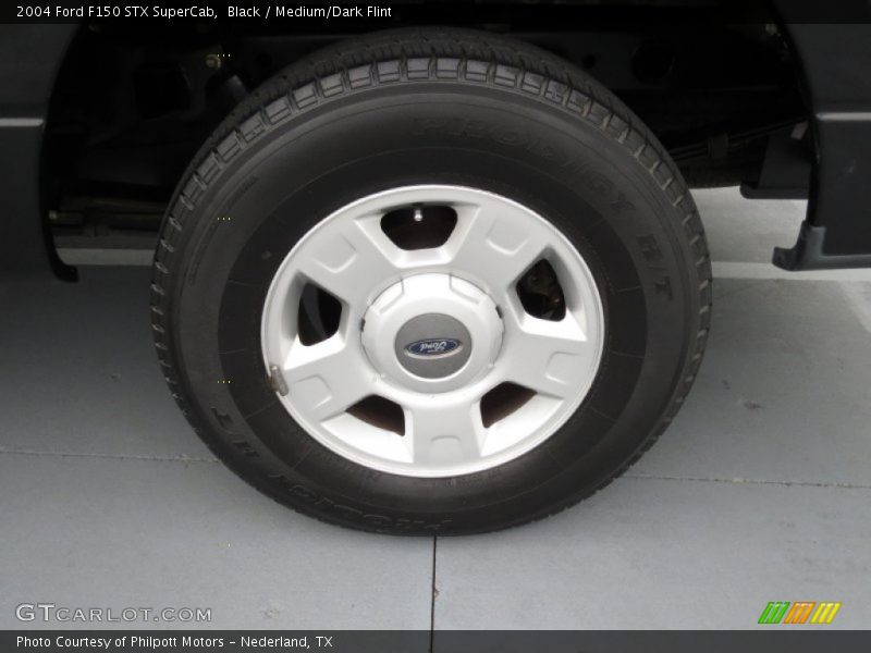 Black / Medium/Dark Flint 2004 Ford F150 STX SuperCab