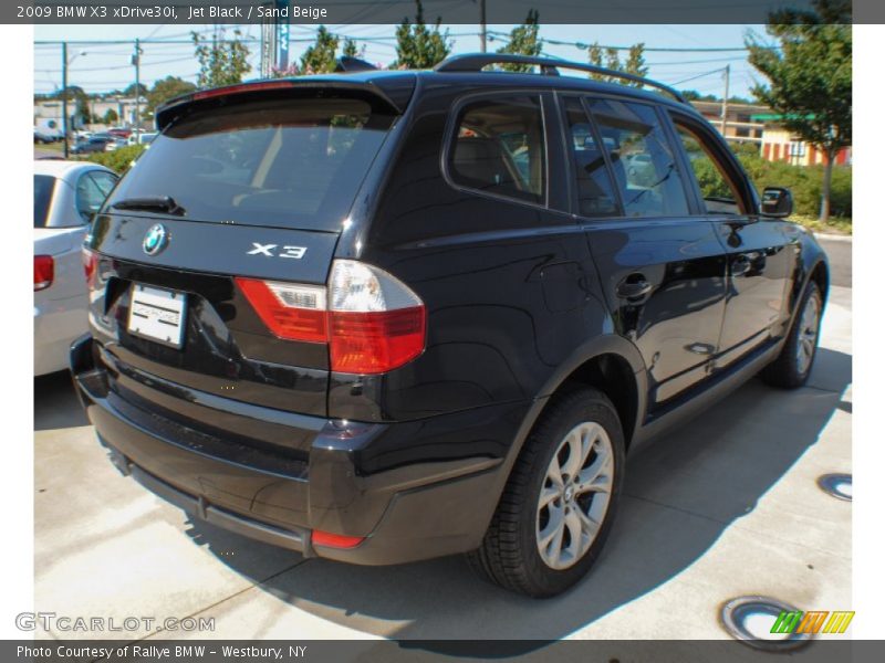 Jet Black / Sand Beige 2009 BMW X3 xDrive30i