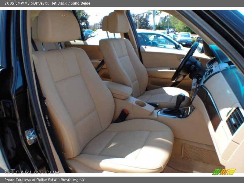 Jet Black / Sand Beige 2009 BMW X3 xDrive30i