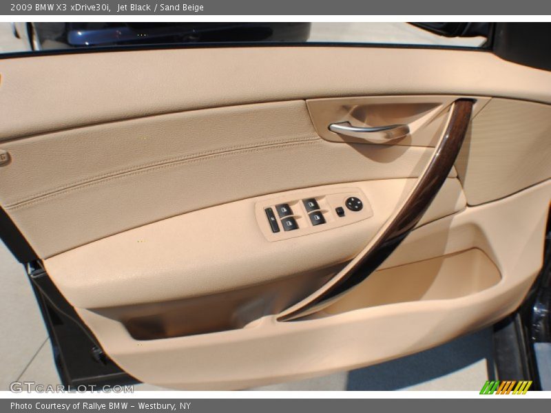 Jet Black / Sand Beige 2009 BMW X3 xDrive30i