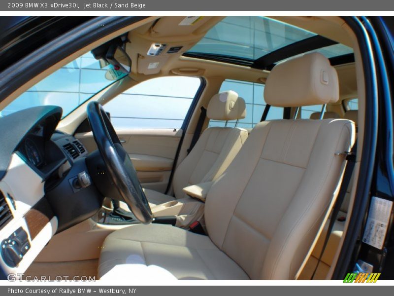 Jet Black / Sand Beige 2009 BMW X3 xDrive30i