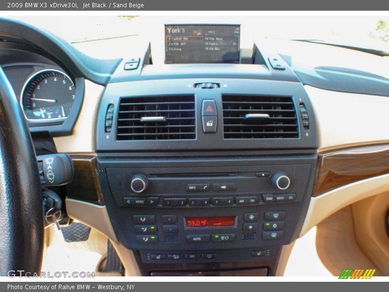 Jet Black / Sand Beige 2009 BMW X3 xDrive30i