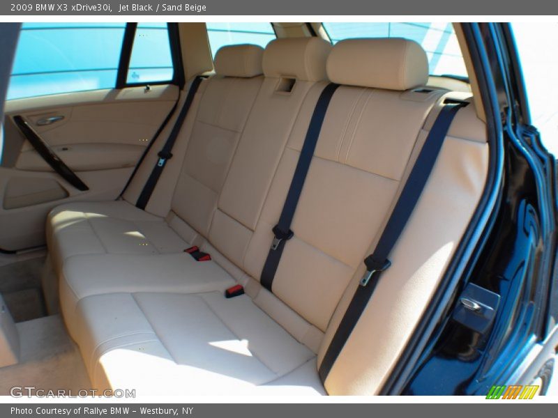 Jet Black / Sand Beige 2009 BMW X3 xDrive30i