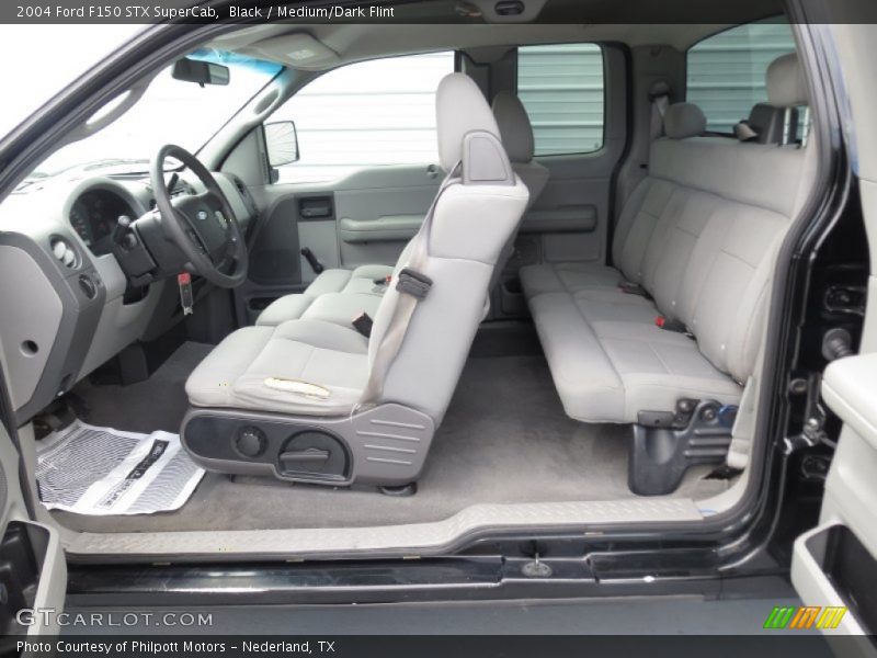 Black / Medium/Dark Flint 2004 Ford F150 STX SuperCab